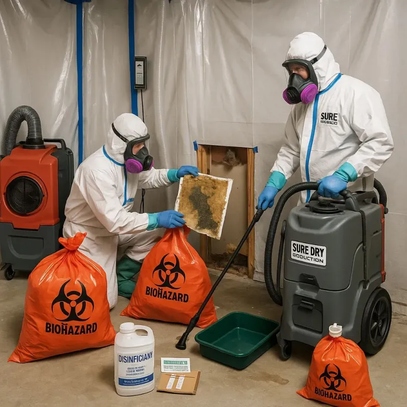Contaminated Water Handling Protocols process in Bacliff, TX